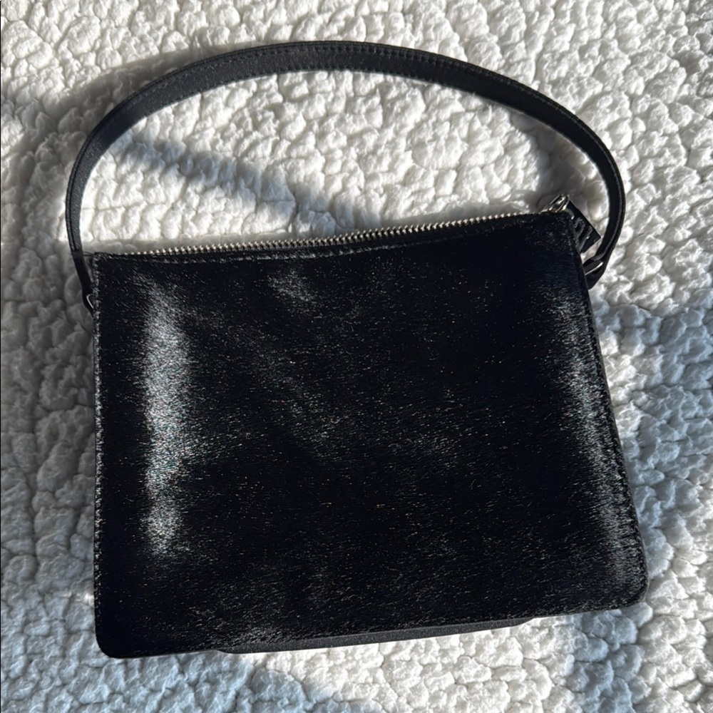 Nine West Black Mini Bag Sleek Structured Design